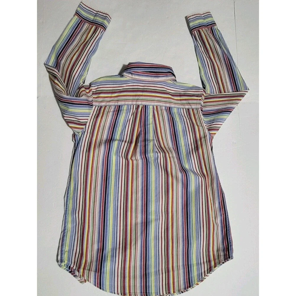(#7) Polo BY Ralph Lauren Boys Multicolor Size 7 Long Sleeve Button Down